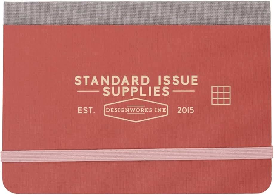 Small grid pocket journal for writing and drawing