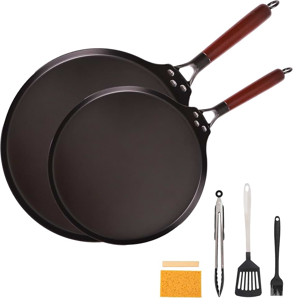 10-inch Nonstick Carbon Steel Skillet and Utensil Set