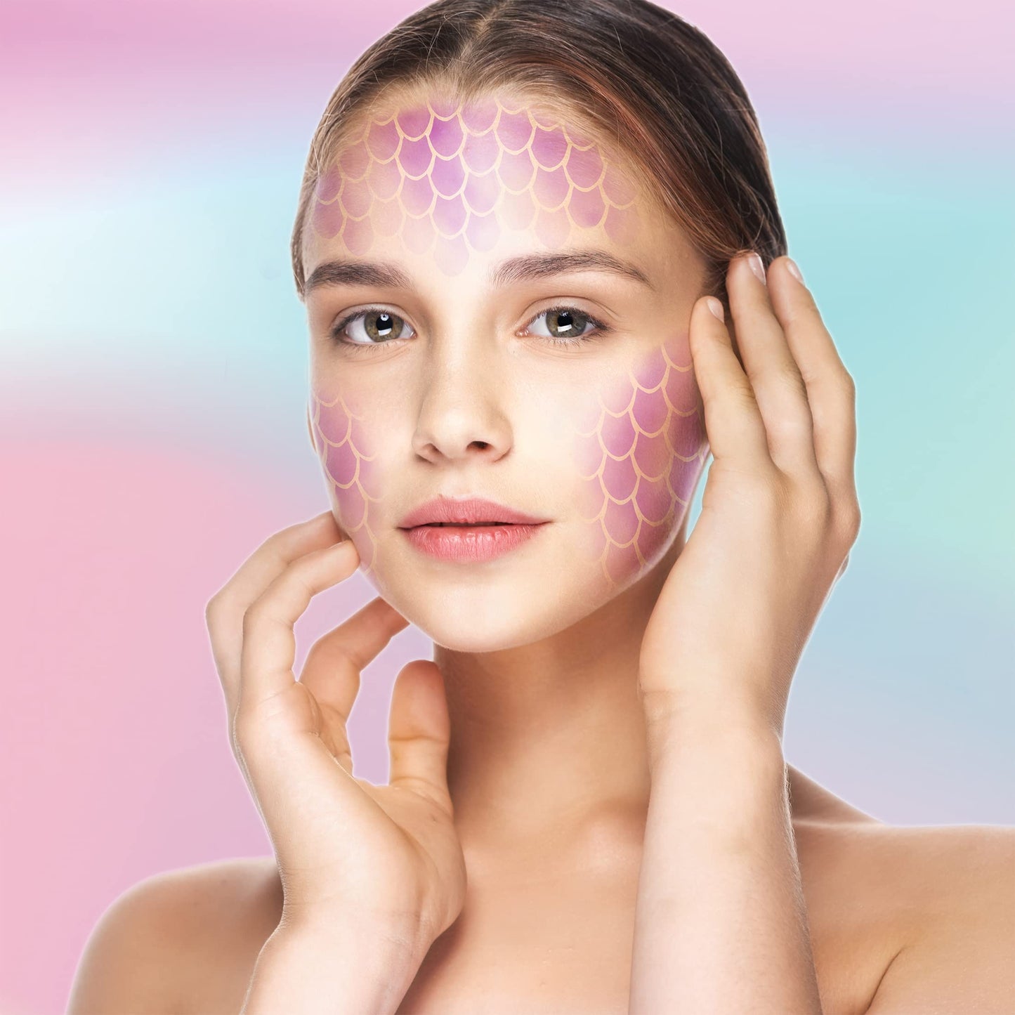 Dragon Scale Stencil Kit 3.5x7 Mylar Oval