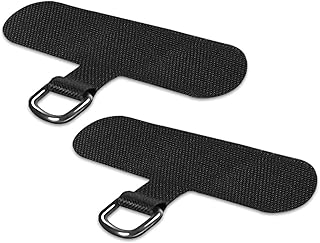 Black Phone Tether Tab for All Phone Cases