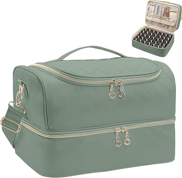 Double Layer Nail Polish and Lamp Storage Case