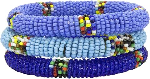 Handmade Maasai Bead Bracelets from Kenya
