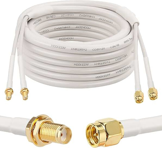 30FT SMA Male to Female Coax Extension Cable