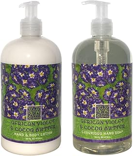 African Violet Cocoa Butter Hand and Body Lotion and Soap Duo