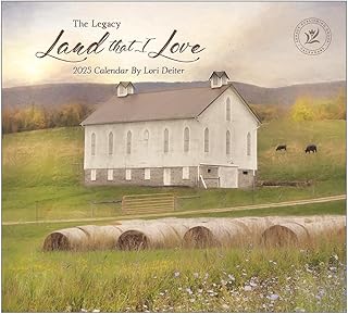 Legacy Land Love 13x12 Wall Calendar 2025