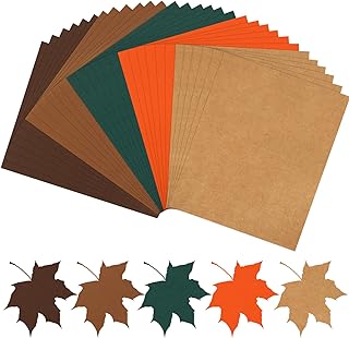 Autumn Colored Cardstock, 8.5x11", 30 Sheets