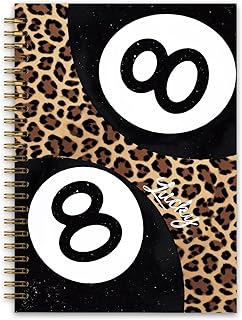 Leopard and Cheetah Print Spiral Notebook for Note Taking