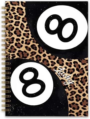 Leopard and Cheetah Print Spiral Notebook for Note Taking