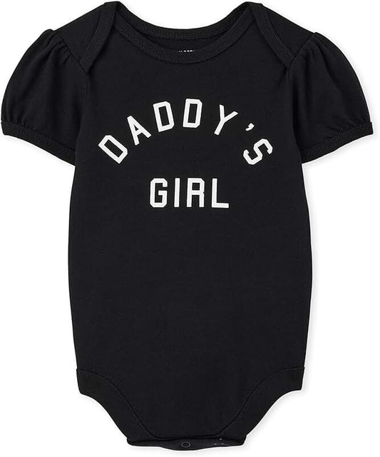Baby Girls' Short Sleeve Cotton Bodysuits