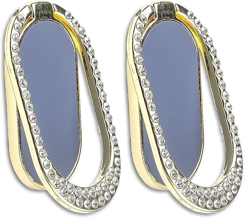 Two Packs of Glitter Enamel Phone Ring Holders