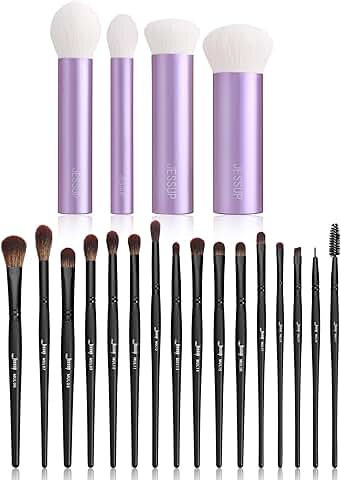Vegan Eye and Face Makeup Brush Set