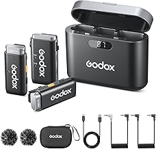 Wireless Lavalier Microphone System for Cameras and Phones