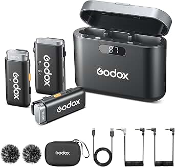 Wireless Lavalier Microphone System for Cameras and Phones