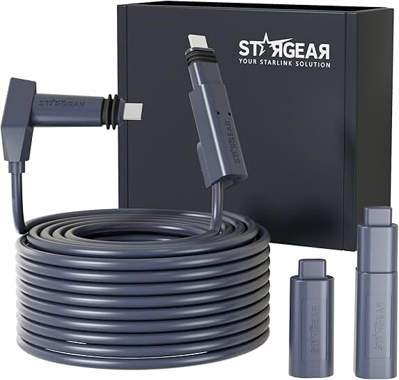 Waterproof 32.8FT Ethernet Extension Cable with End Caps