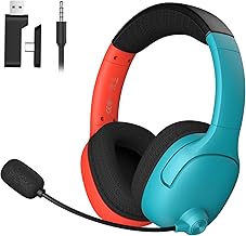 Wireless Gaming Headset with Mic for Switch and More