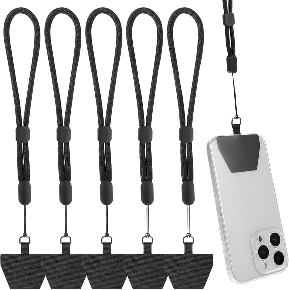 Set of 5 Adjustable Phone Wrist Straps