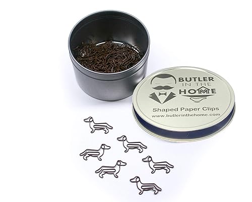 Dog-shaped paper clips for collectors and pet lovers