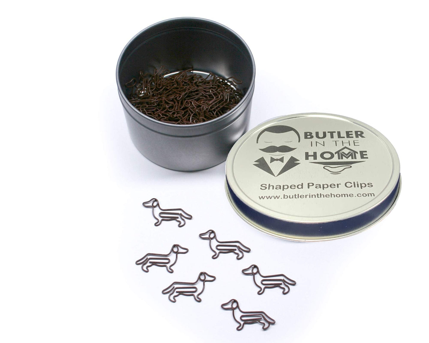 Dog-shaped paper clips for collectors and pet lovers