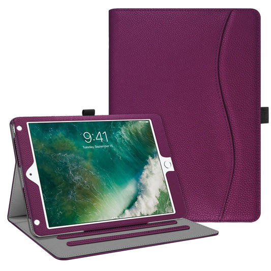 Purple iPad 9.7/ Air 1/ Air 2 folio case with auto wake/sleep