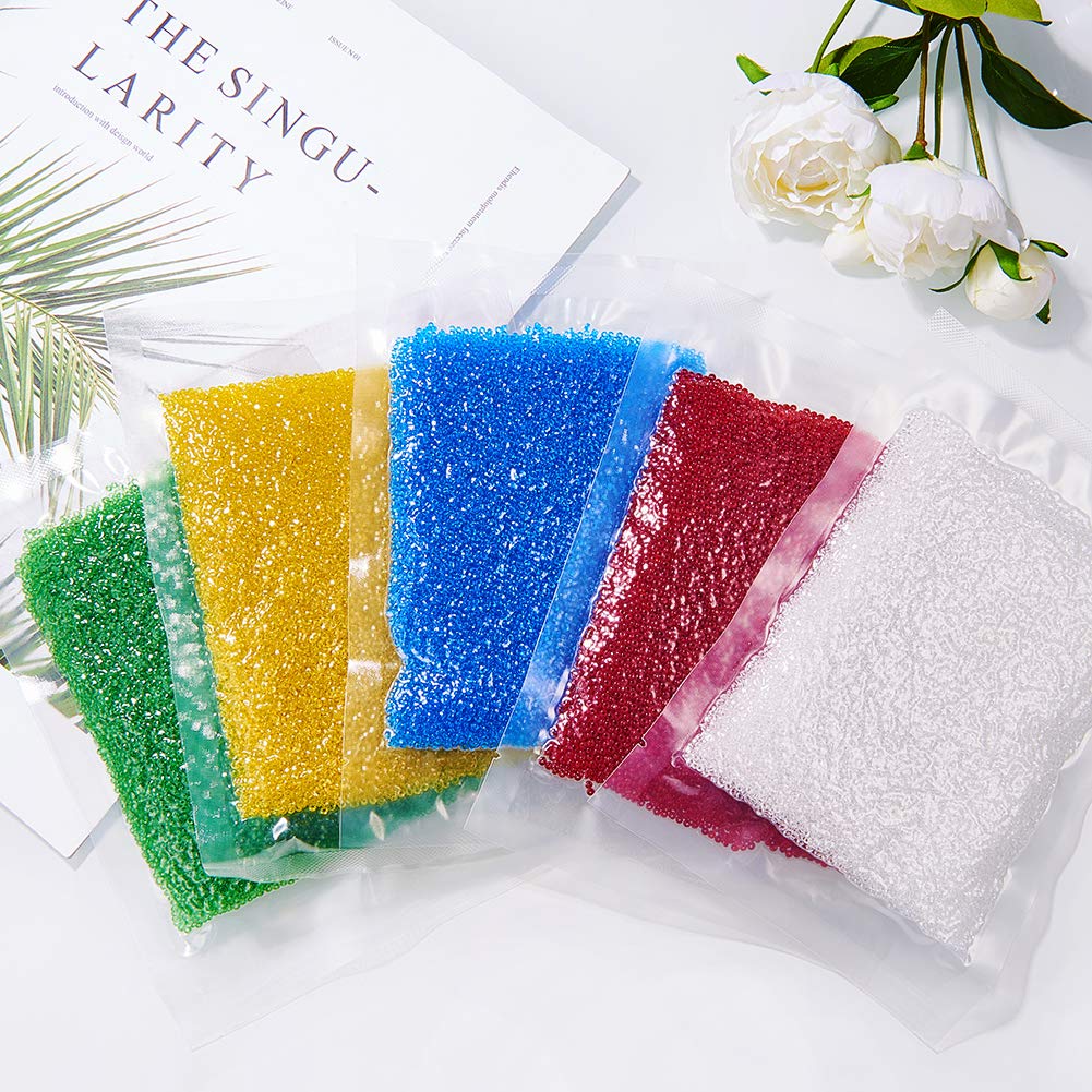 Small Clear Seed Beads for Jewelry Making, 11200pcs