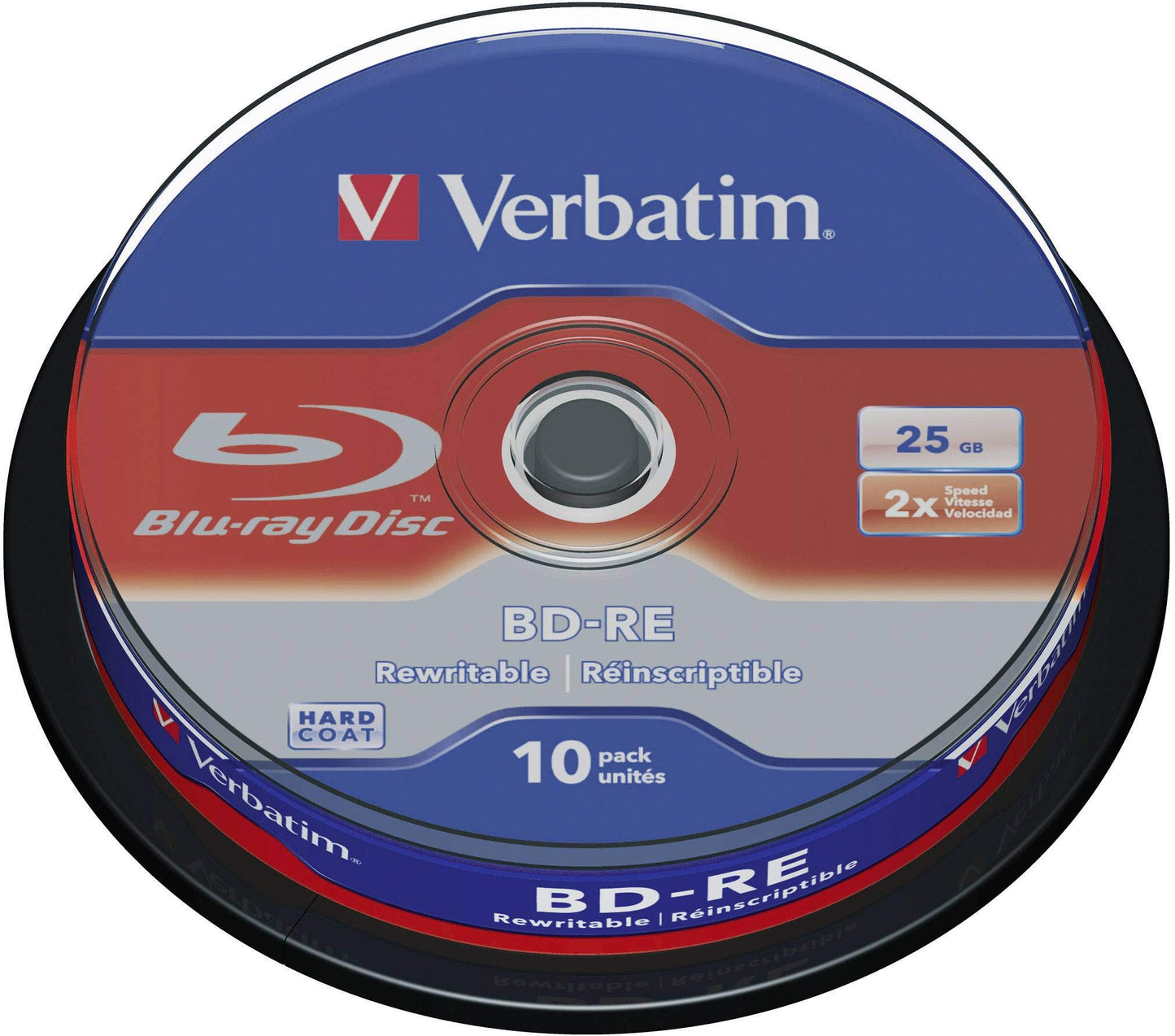 BD-RE 25GB 2X with Branded Surface - 10pk Spindle