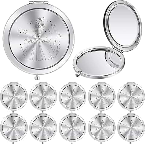 24 Quinceanera Party Favors Compact Mirrors