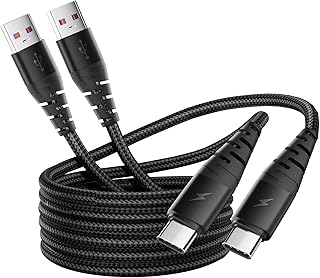 6FT USB to USB C Cable, 2-Pack for Fast Charging