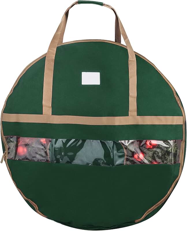 Small Collapsible Fabric Storage Bin with Handles