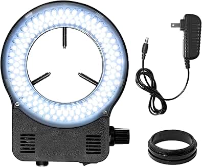 Adjustable 144 LED Ring Light for Stereo Microscope