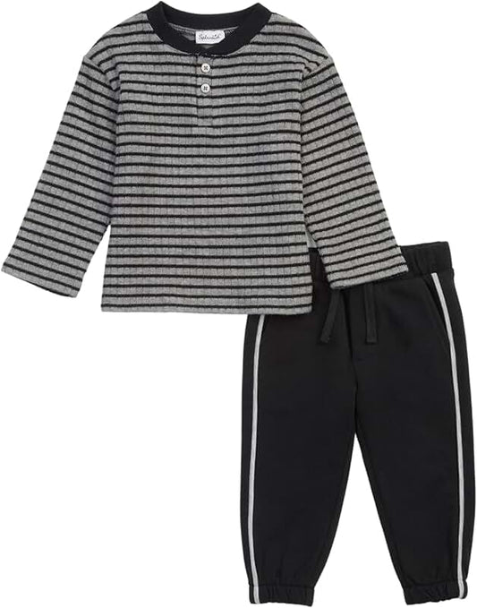 Boys' Long Sleeve Stripe Set