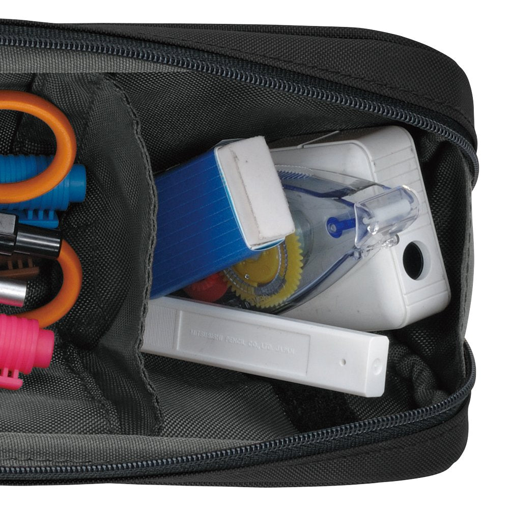Large Capacity Zipper Pencil Case for School and Travel
