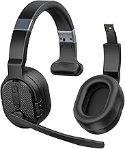Wireless Bluetooth Headset with Noise Cancelling Microphone
