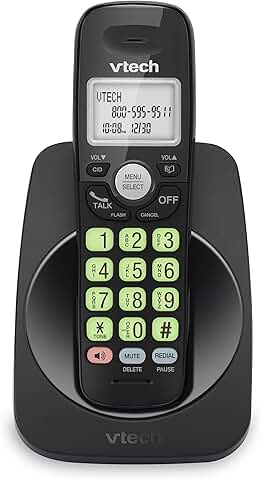 Cordless Phone with Speakerphone, Lighted Display, Caller ID
