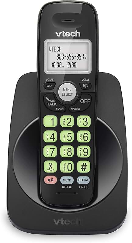 Cordless Phone with Speakerphone, Lighted Display, Caller ID