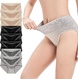 Women's Cotton High Waist Tummy Control Briefs Multipack