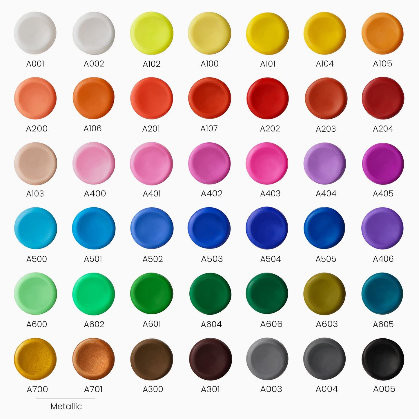 42 Color Polymer Clay Kit for Jewelry and Crafts