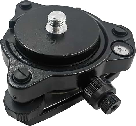 Survey Tribrach with Optical Plummet and Fixed Adapter