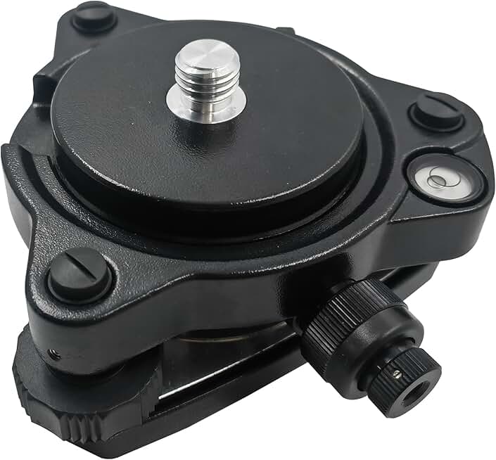 Survey Tribrach with Optical Plummet and Fixed Adapter