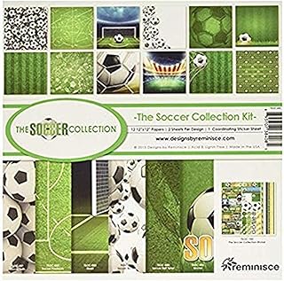 Soccer-themed 12x12 Reminisce Collection Kit