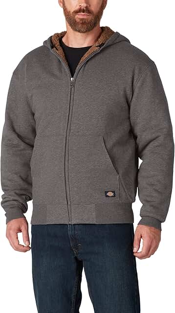 Men's Sherpa Fleece Zip Hoodie