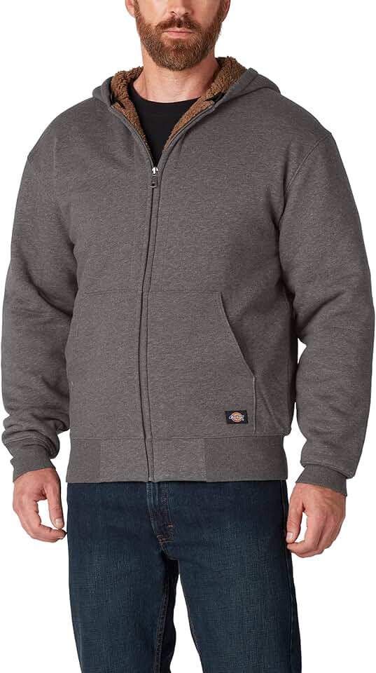 Men's Sherpa Fleece Zip Hoodie