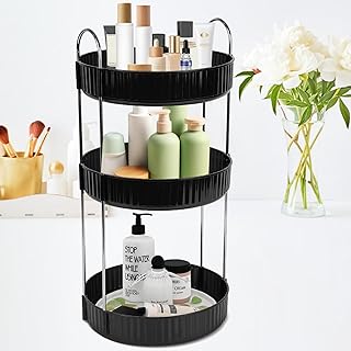 3-Tier Rotating Makeup and Skincare Organizer
