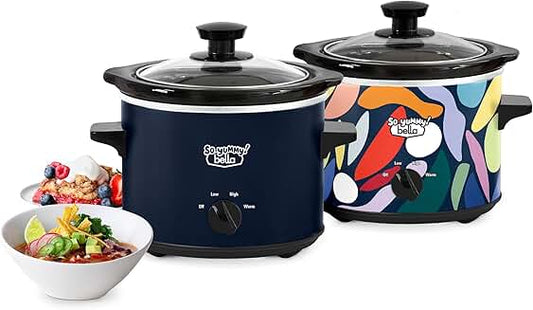 Two-Quart Twin Slow Cooker in Navy