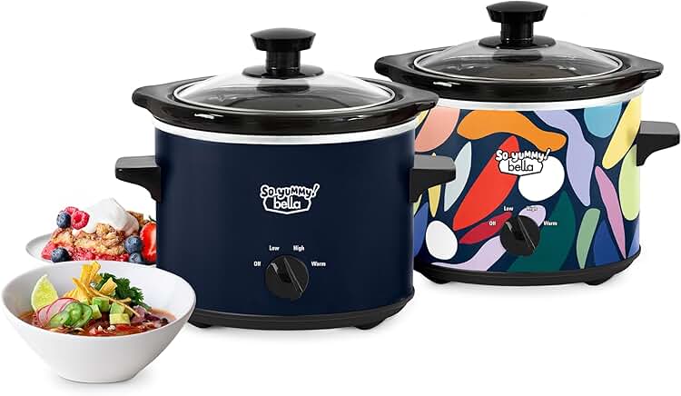Two-Quart Twin Slow Cooker in Navy