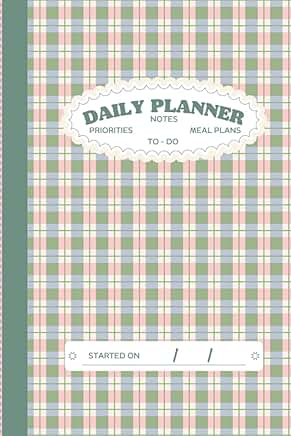 Daily Planner for To-Do, Notes, and Meal Plans