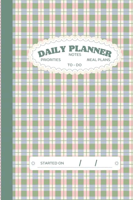 Daily Planner for To-Do, Notes, and Meal Plans