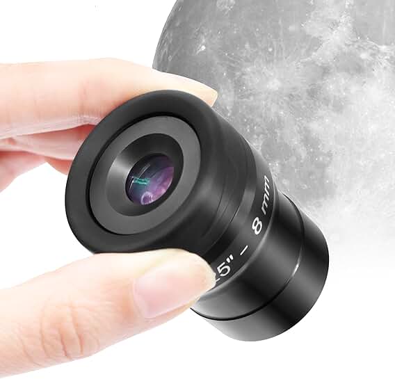 8mm Flat Field Telescope Eyepiece with Wide Angle