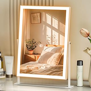 Lighted Vanity Mirror with Touch Control and 10X Magnification