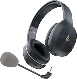 Wireless headset with noise cancelling mic and 55-hour playtime