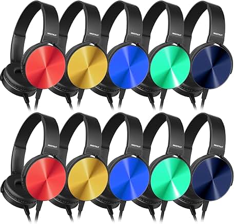 Bulk Classroom Headphones for Kids and Adults